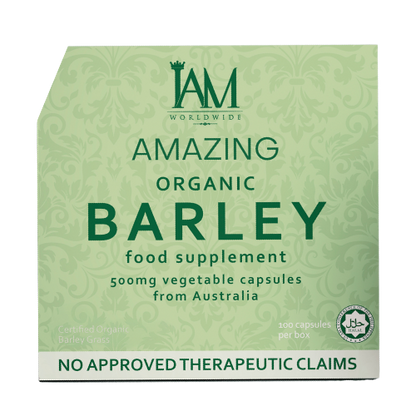 IAM Worldwide Pure Barley Grass Supplement - 500mg x 100 Capsules