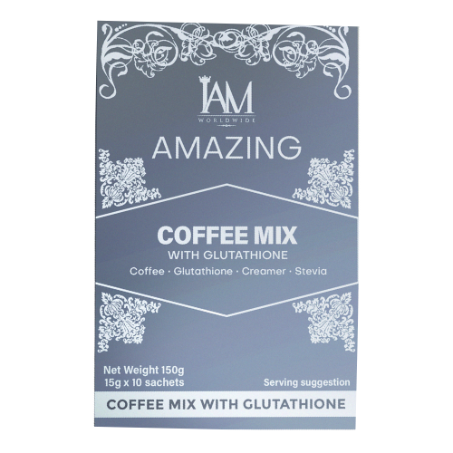 IAM Worldwide Coffee Mix with Glutathione - 10 Sachets per Box